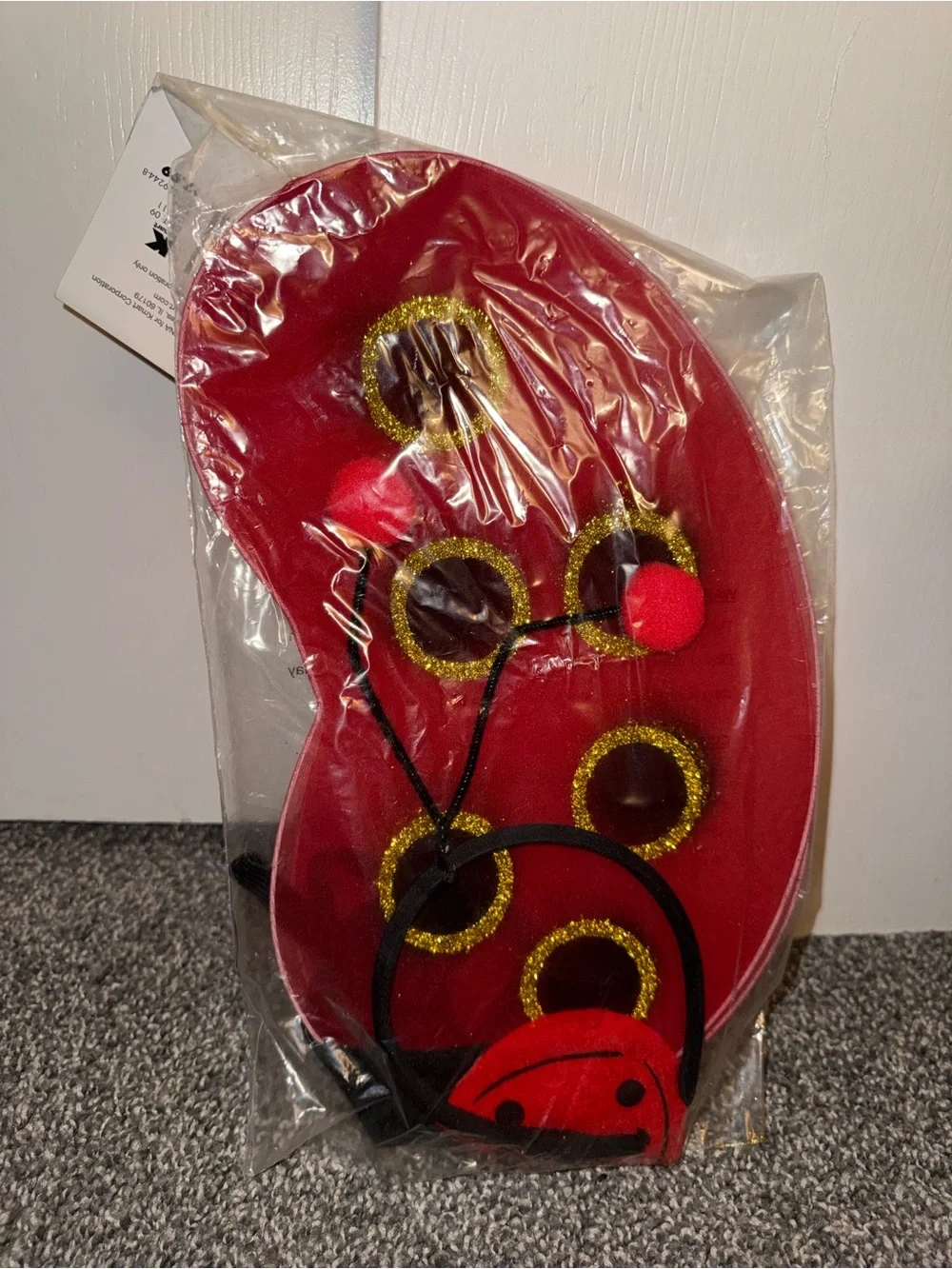 Totally Ghoul Ladybug Wing Set Costume Halloween Red Black New Sealed Kmart